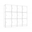 Lockers 12 Doors - Locker bank of 3 x high & 4 x Wide